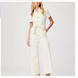 Paige Anessa Jumpsuit in Ivory Size 2